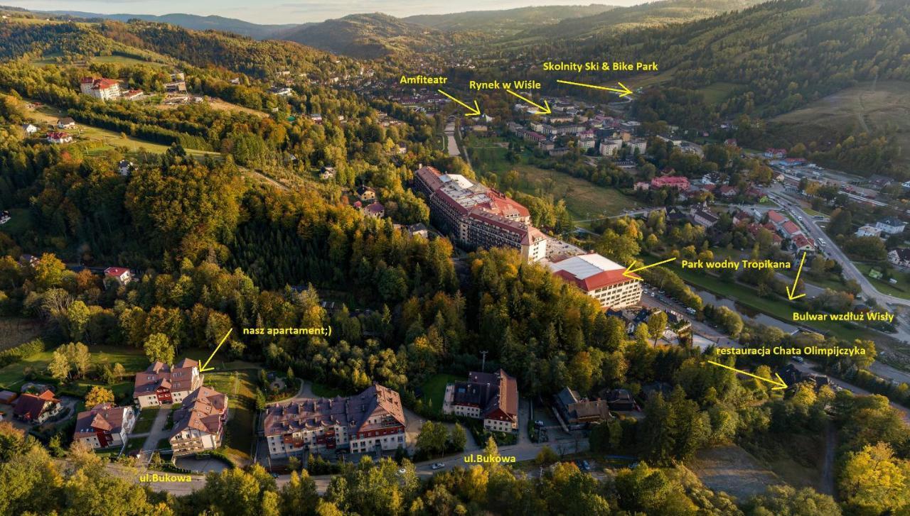 Na Bukowej, Apartament Widokowy Z Duzym Tarasem فيسلا المظهر الخارجي الصورة